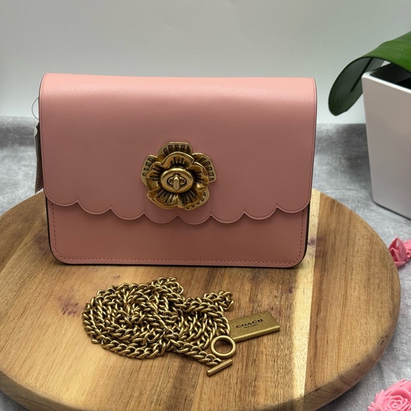 Coach Handbags - Coach Bowery Limited Edition Crossbody With Tea Rose Turnlock Peony Pink